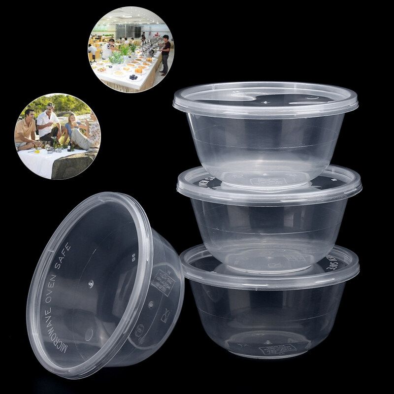 50X 8 Oz Clear Plastic Portion Cups&Lid Option Sauce/Jello Jelly Shot 250ml +50 Plastic Lids