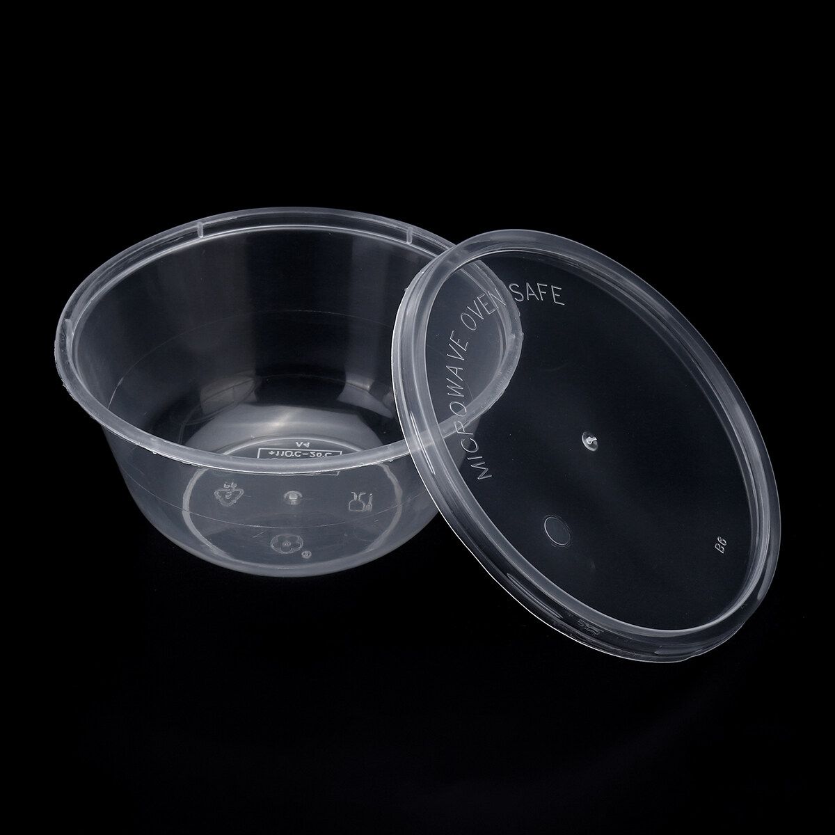 50X 8 Oz Clear Plastic Portion Cups&Lid Option Sauce/Jello Jelly Shot 250ml +50 Plastic Lids