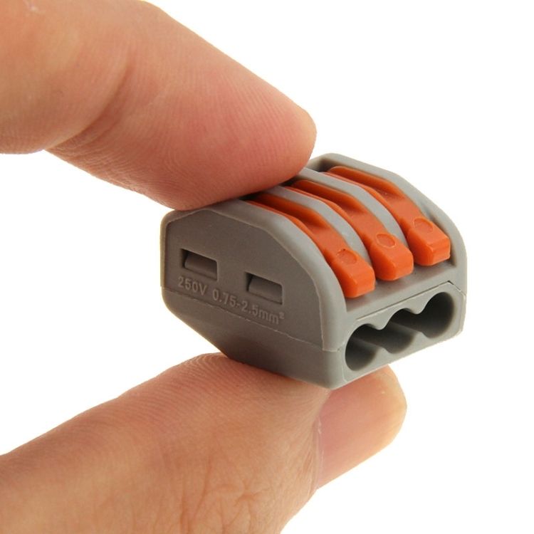 10 PCS Push Clamp Solderless Wire Connector