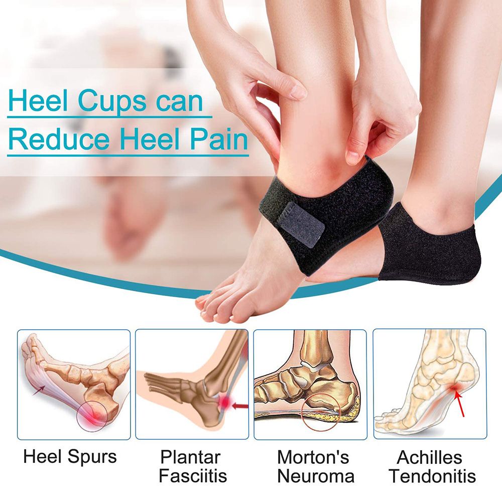 Heel Protectors Heel Pads Support Heel Cushions Cups For Heel Pain