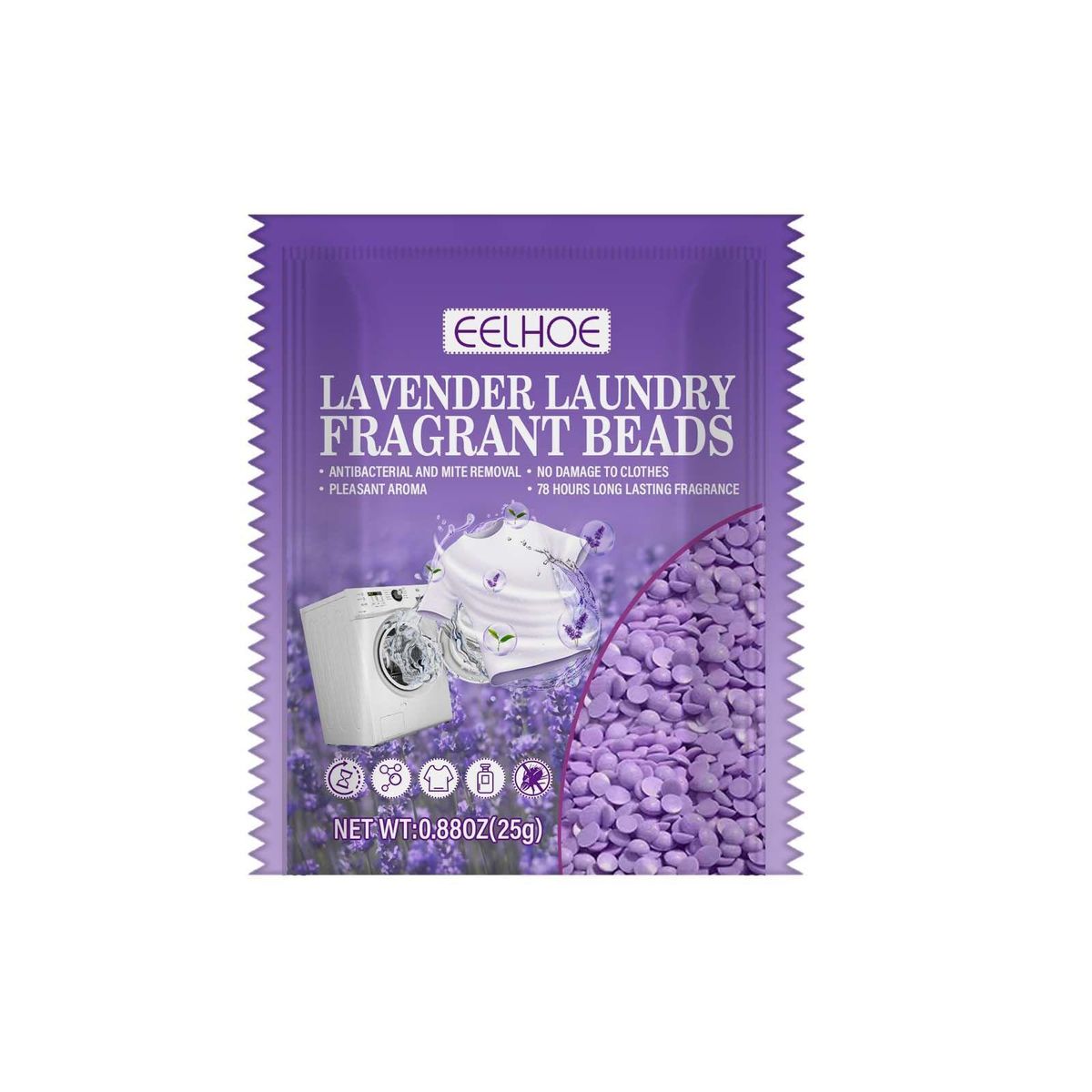 Lavender Laundry Mite Retention Beads Deodorizing and Color Care Clothes