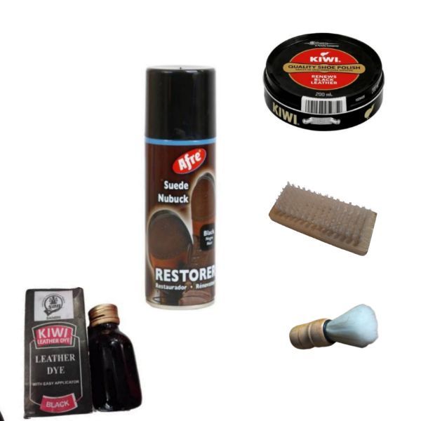 Shoe Care Set - Dye 200ml Polish & Suede Polish