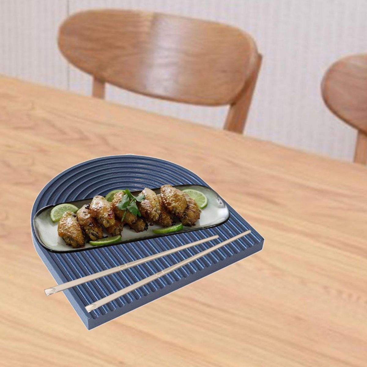Wooden  Organizer Food Server  Dark