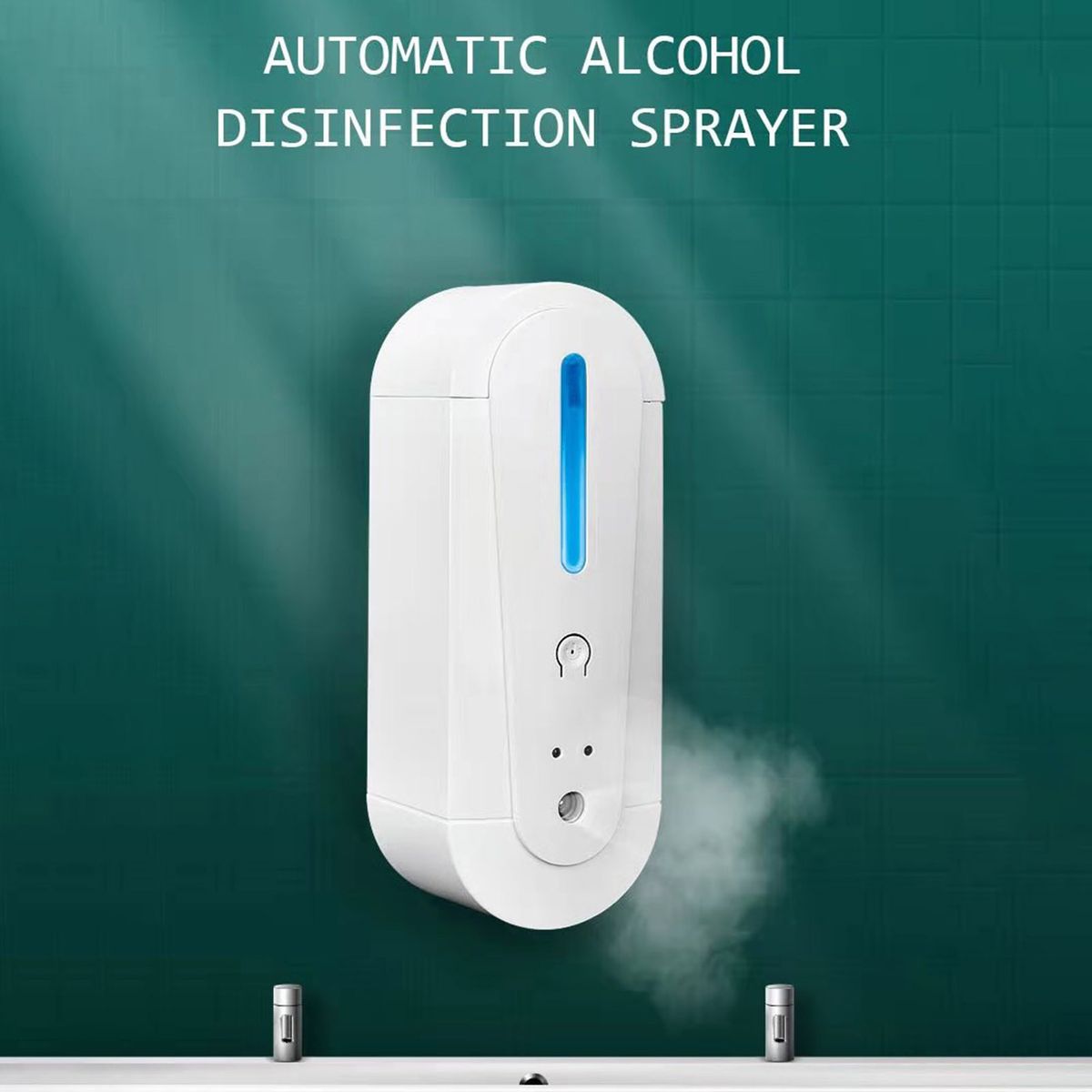Wall-Mounted Automatic Alcohol Dispenser Touchless Hand