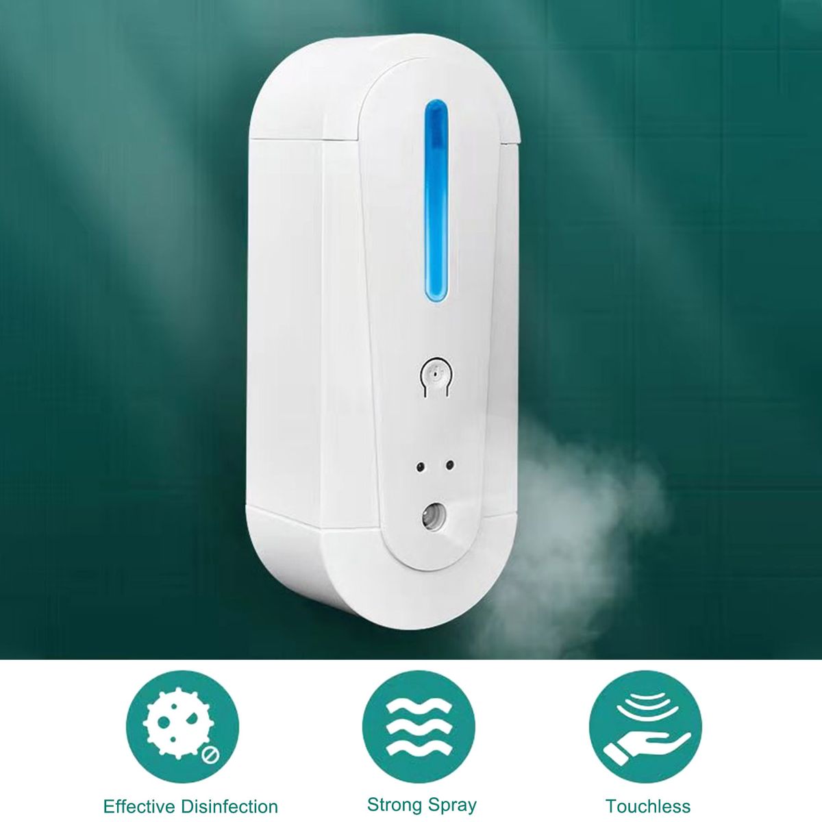 Wall-Mounted Automatic Alcohol Dispenser Touchless Hand