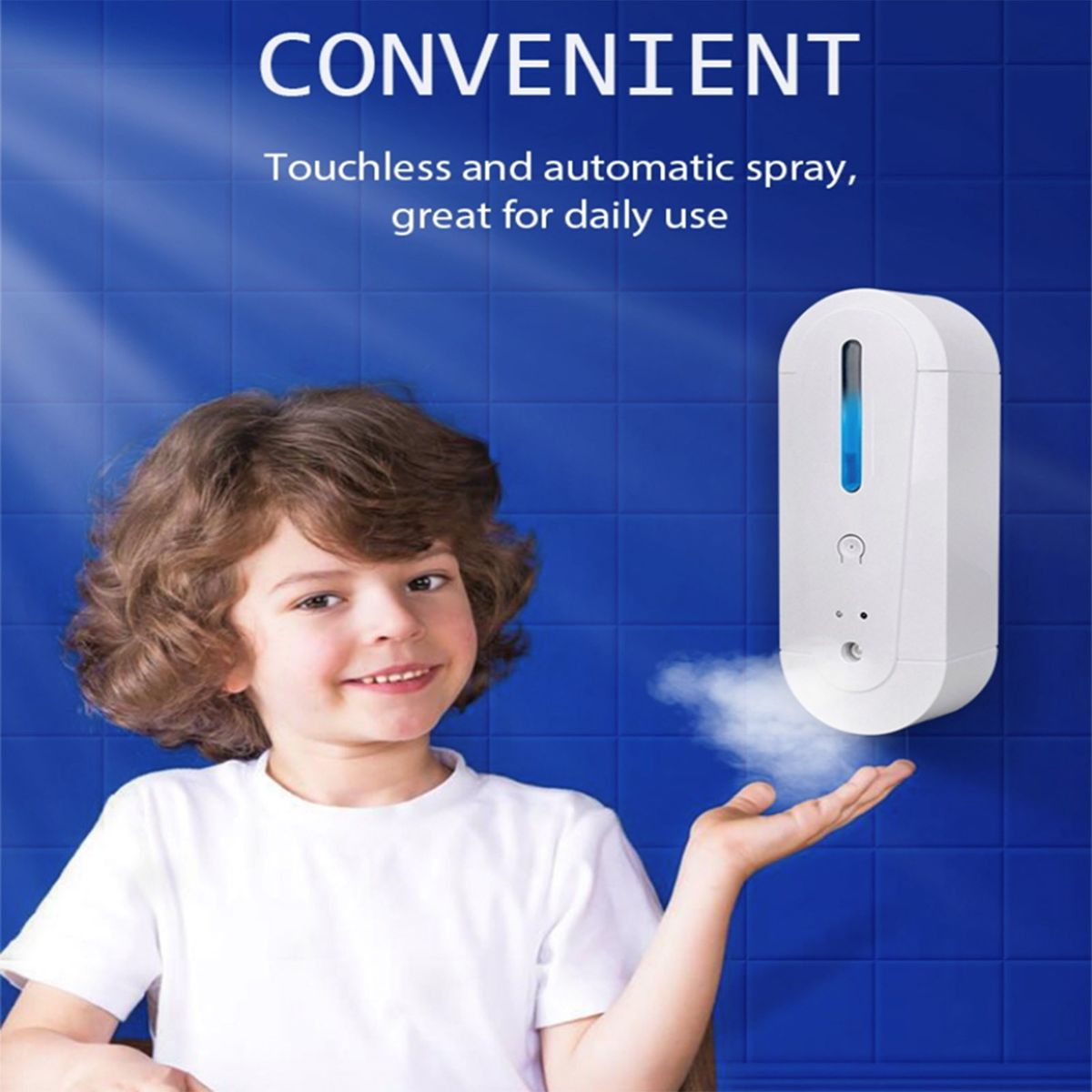 Wall-Mounted Automatic Alcohol Dispenser Touchless Hand