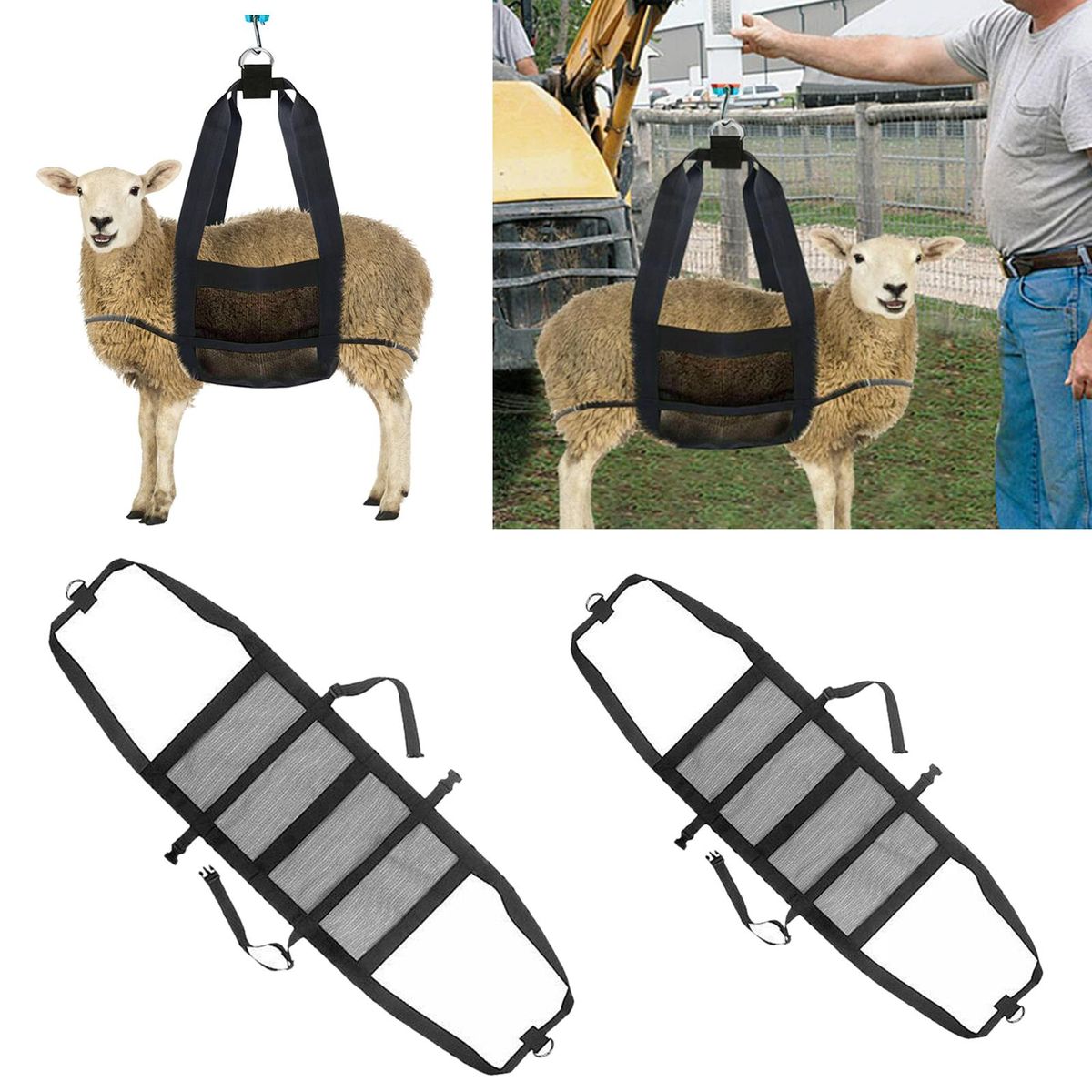 2x 200lbs Newborn Livestock Weighing Strap Scale Pigs