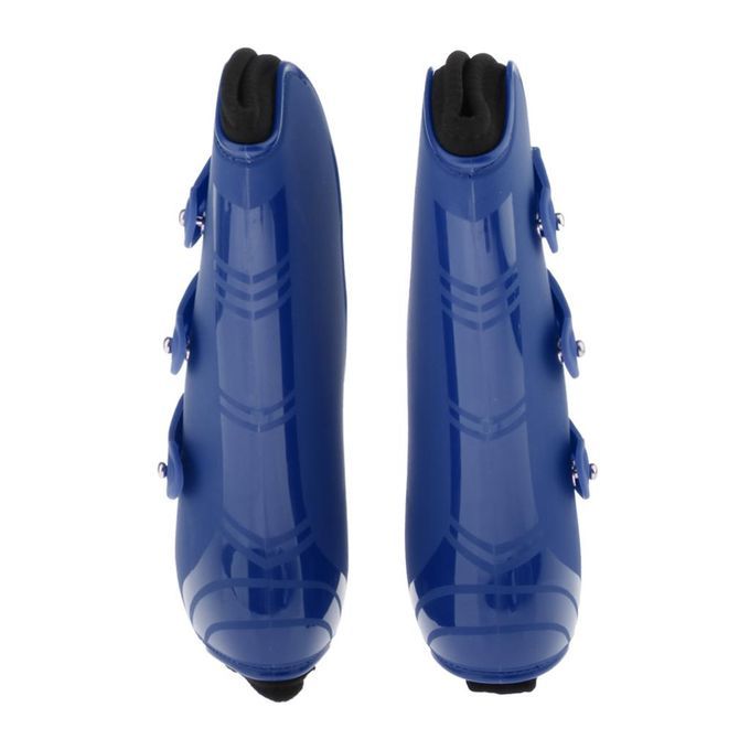 Riding Horse Open Front/Fetlock Boot Set, Sports Equestrian Leg Blue