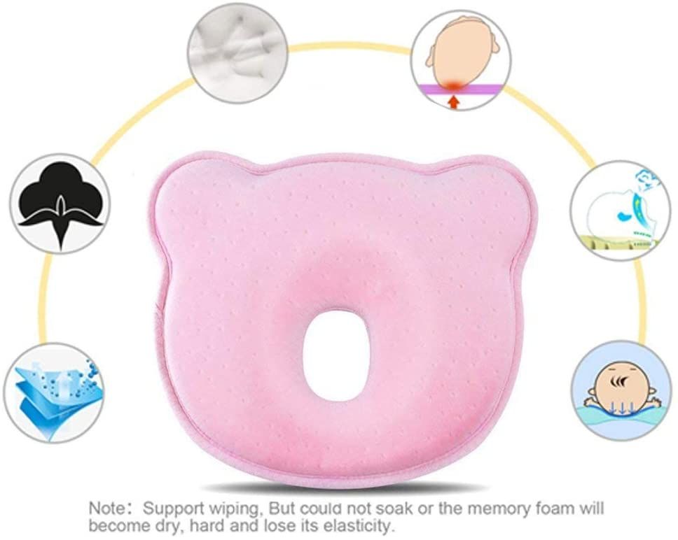 Hidetex Newborns Pillow-Memory Foam Baby Pillow(0-12 Months)