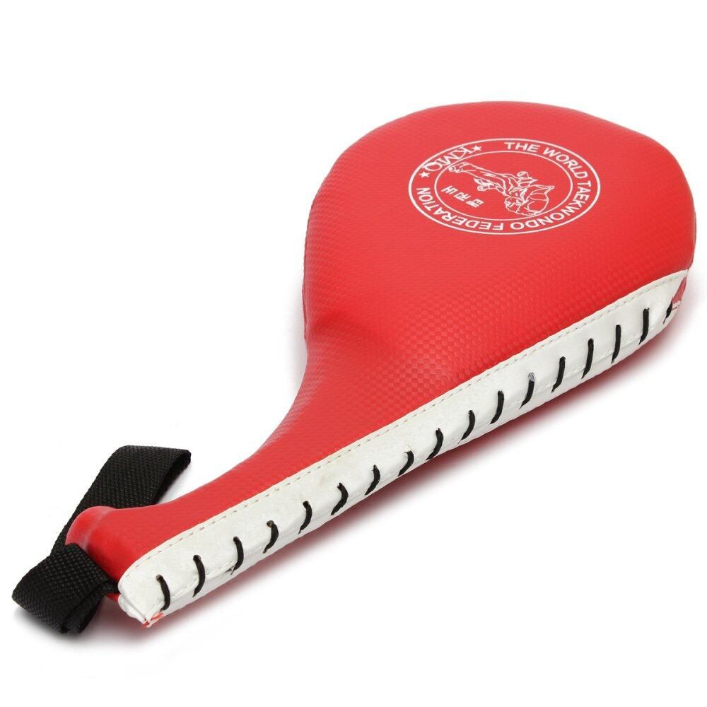 One Taekwondo Double Kick Pad Target Tae Kwon Do Karate Kickboxing MMA Training Red Red