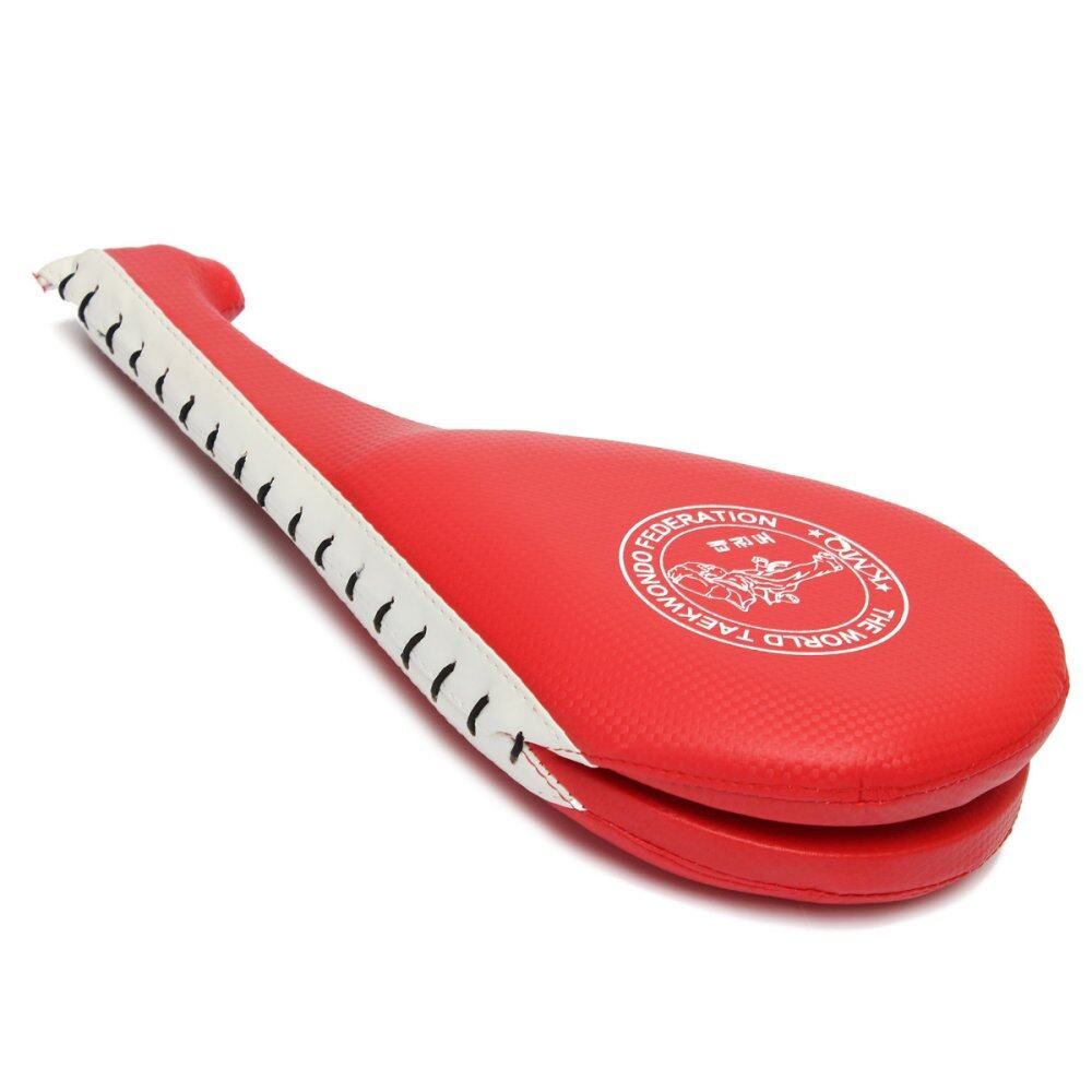 One Taekwondo Double Kick Pad Target Tae Kwon Do Karate Kickboxing MMA Training Red Red