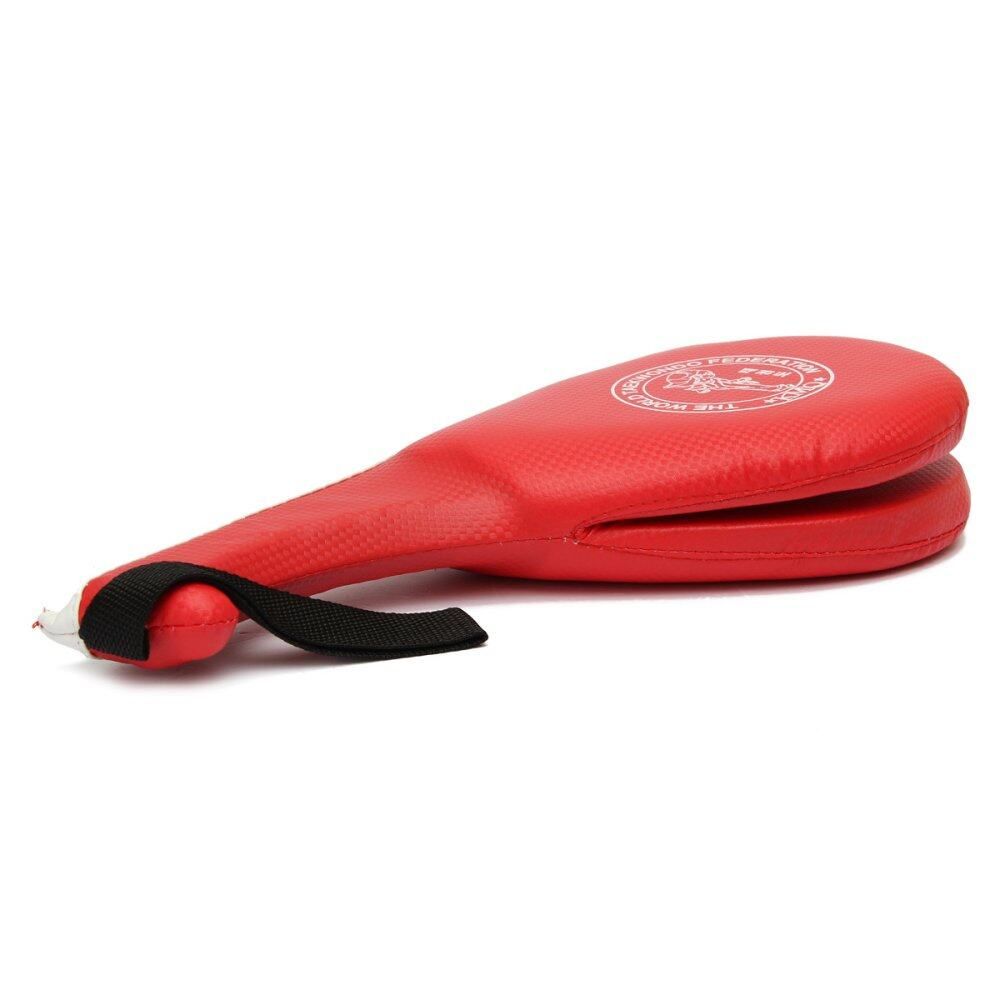 One Taekwondo Double Kick Pad Target Tae Kwon Do Karate Kickboxing MMA Training Red Red