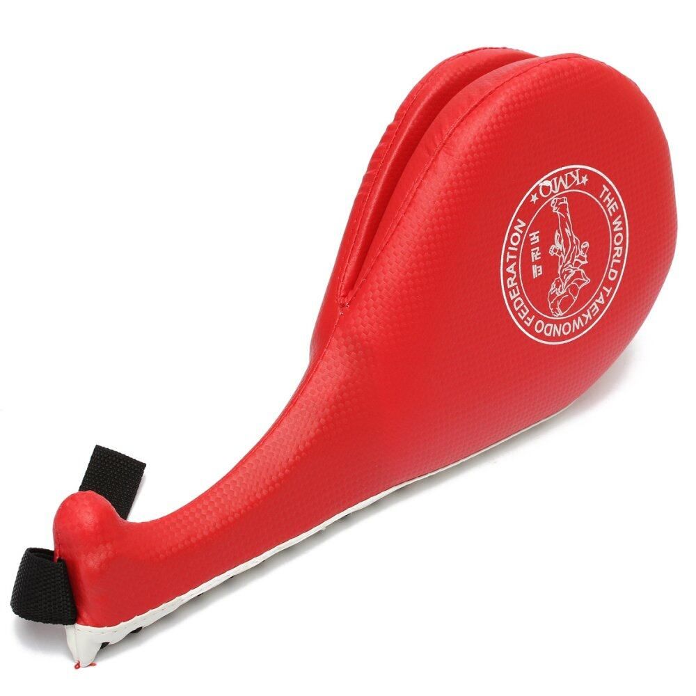 One Taekwondo Double Kick Pad Target Tae Kwon Do Karate Kickboxing MMA Training Red Red
