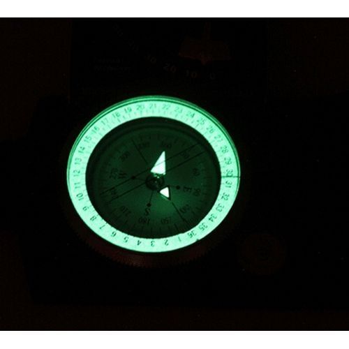 Military Compass With Luminous Display & Inclinometer