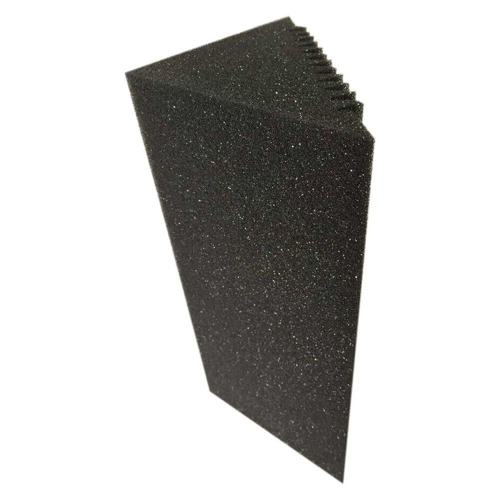 6 PCS Acoustic Foam CharcoalBlack Bass Trap Sound Absorption Studio Soundproofing Corner Wall 12 x 12 x 24 cm
