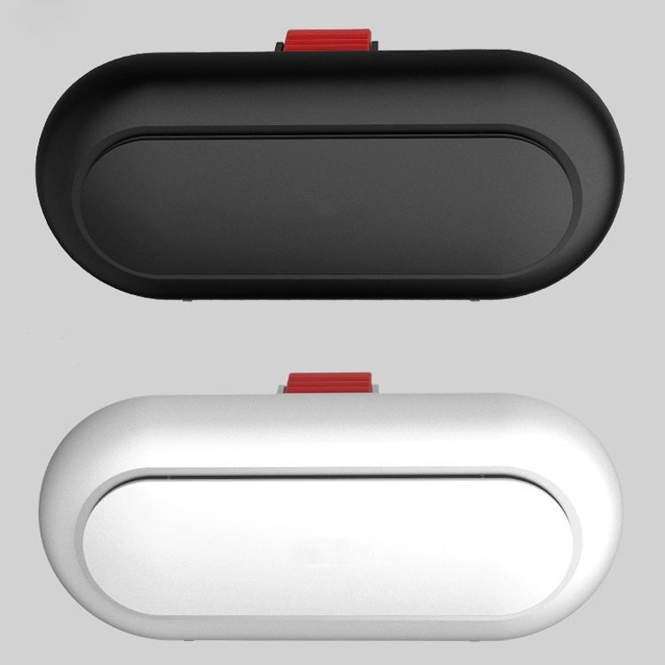 Car Glasses Case Automobile Inner Visor Storage Card(Black)