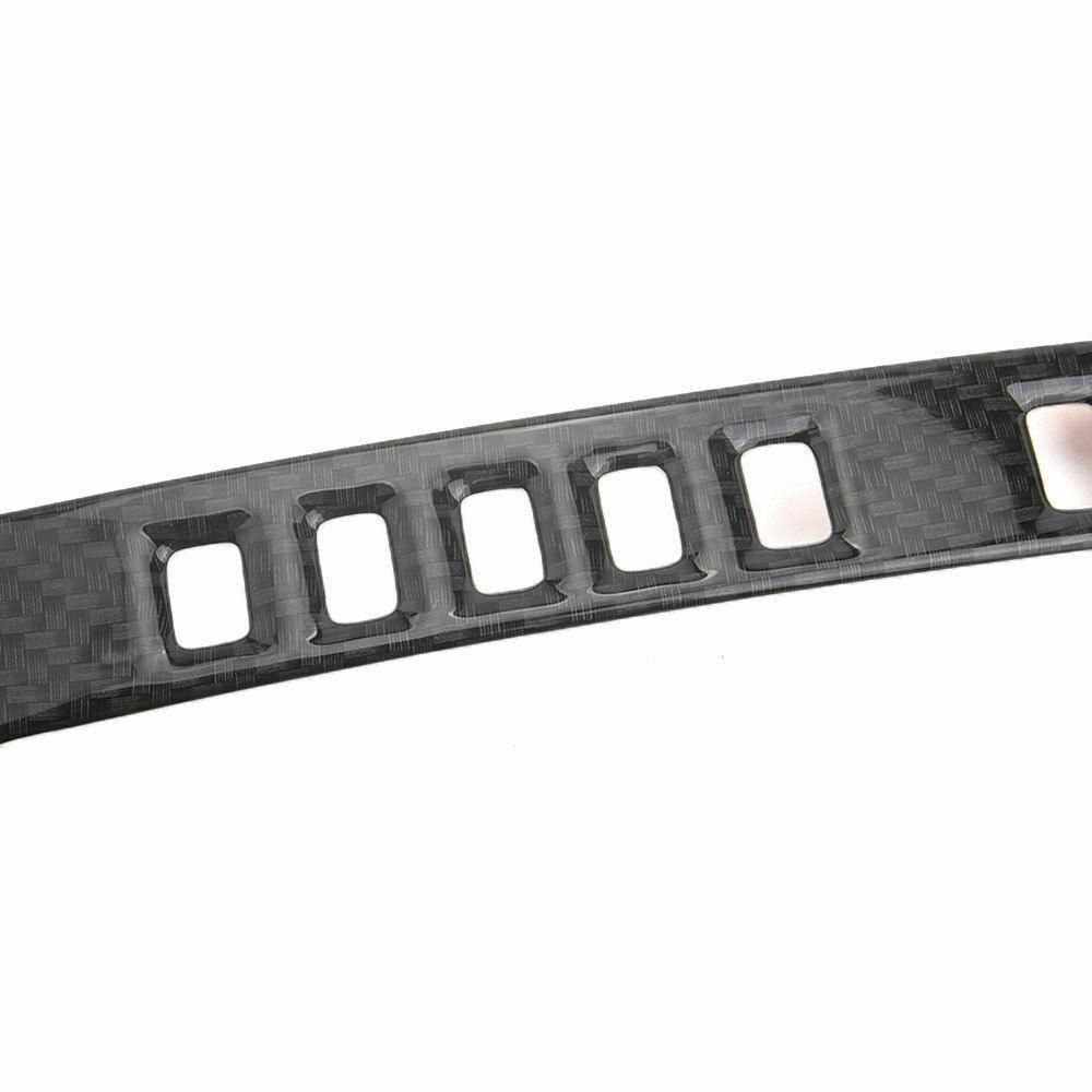 Carbon Fiber Gear Shift Box Panel Cover Trim for Honda