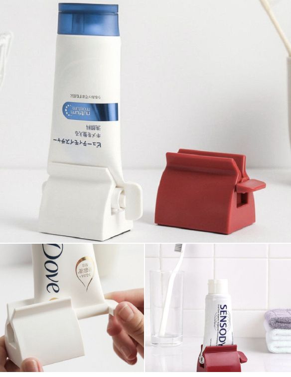 Toothpaste Squeezer Tooth Paste Holder Oral Care Bathroom