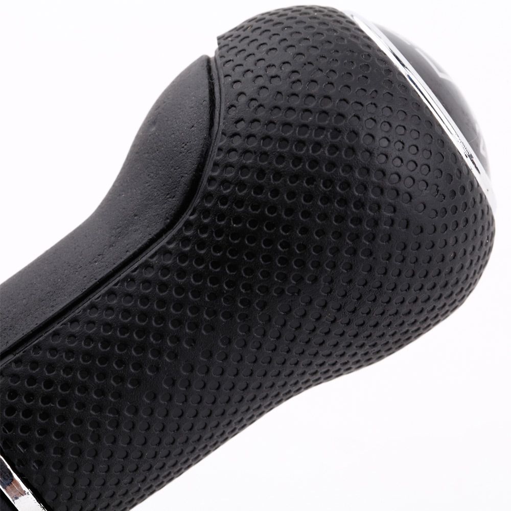 New 5 Speed Gear Shift Knob Gaitor Boot Black PU Leather For