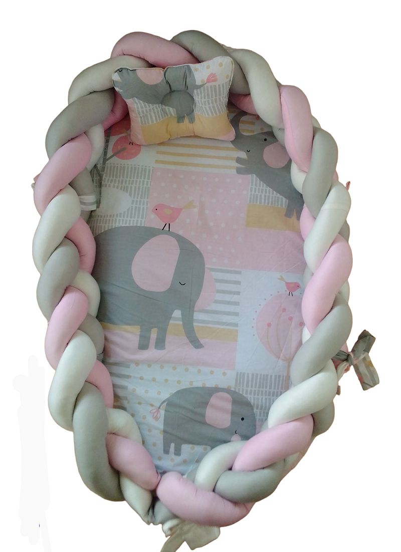 BRAIDED NEST  BABY LOUNGER  BABY PORTABLE BED CO-SLEEPER