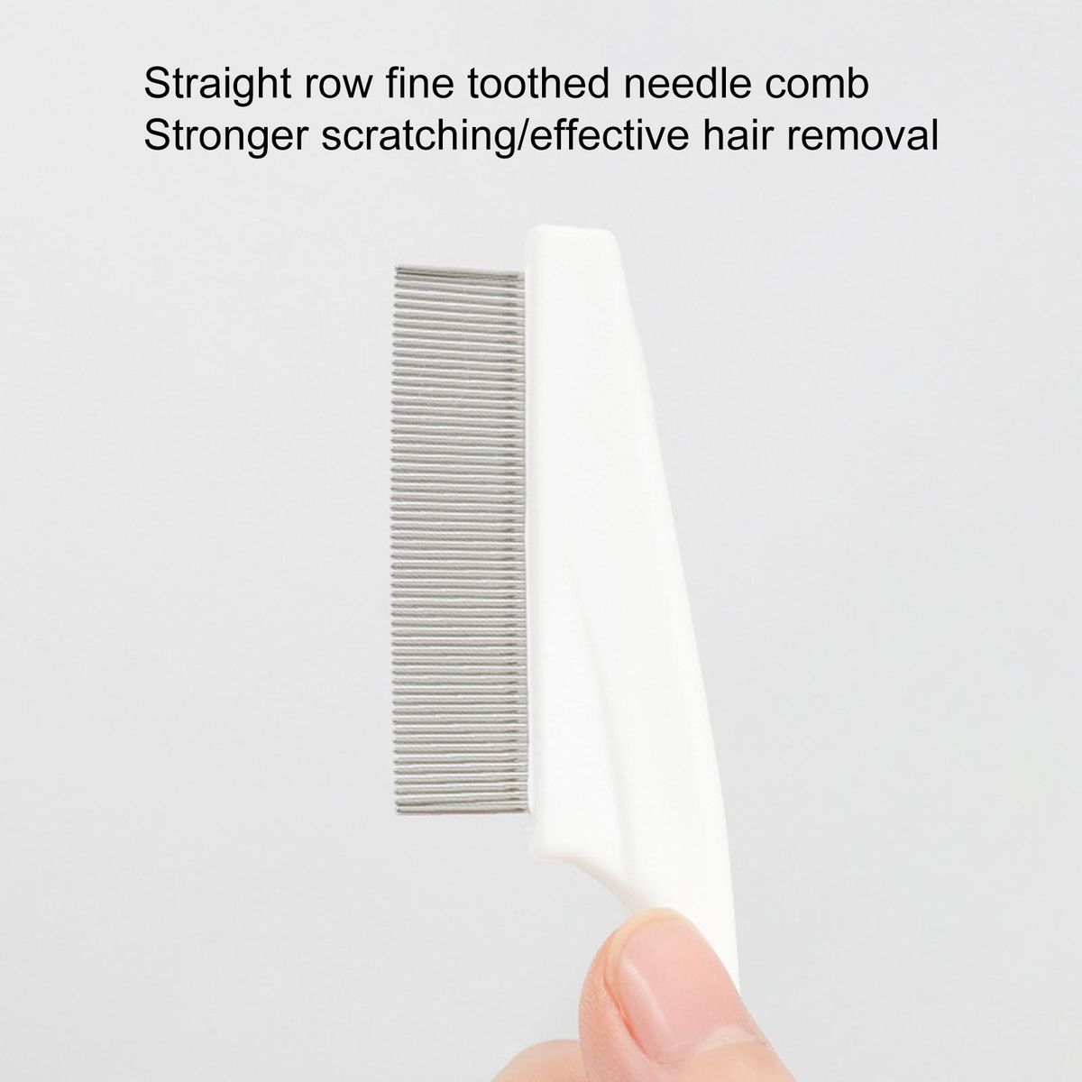 Cat Grooming Brush Pet Cat Dog Hair Grooming Comb White