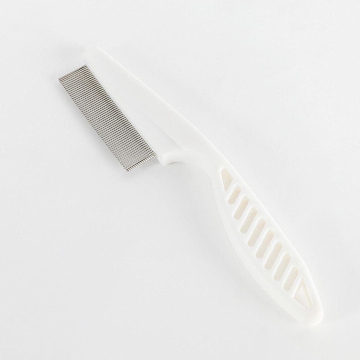 Cat Grooming Brush Pet Cat Dog Hair Grooming Comb White