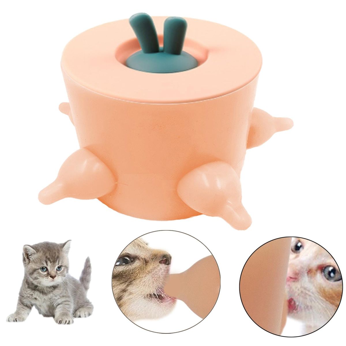 2x Puppy Feeders For Multiple  5 Teats Puppy Bottles For Nursing Puppy