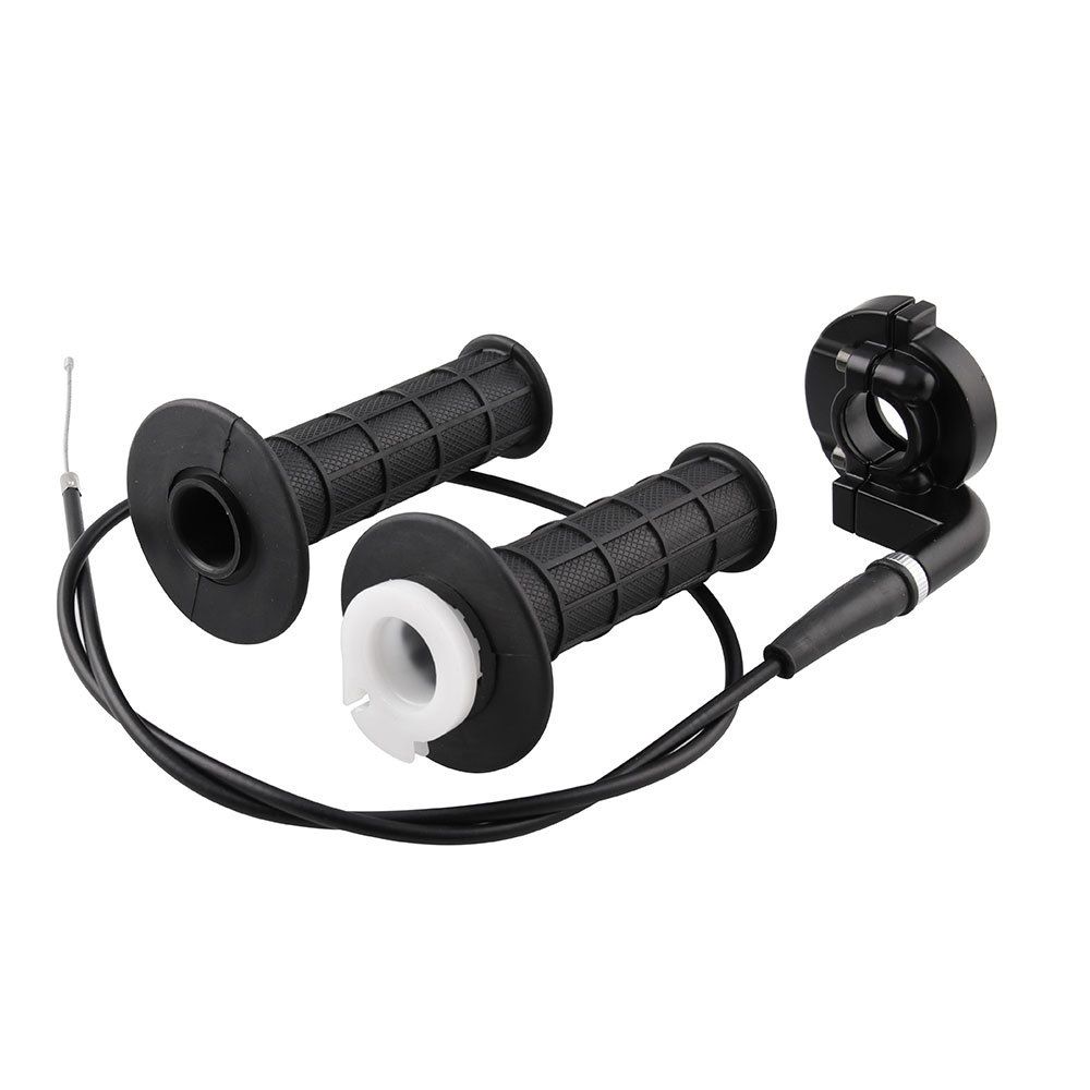 Off-road Motorcycle Cable Grip Handle Bar Set Universal 7/8