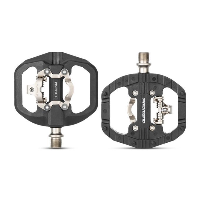 Bicycle Mountain Bike Pedals With Shimano SPD Cleats Nylon MTB For