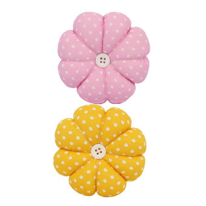 Pumpkin Wrist Pin Cushion Wearable  Pin Cushion Yellow Yellow