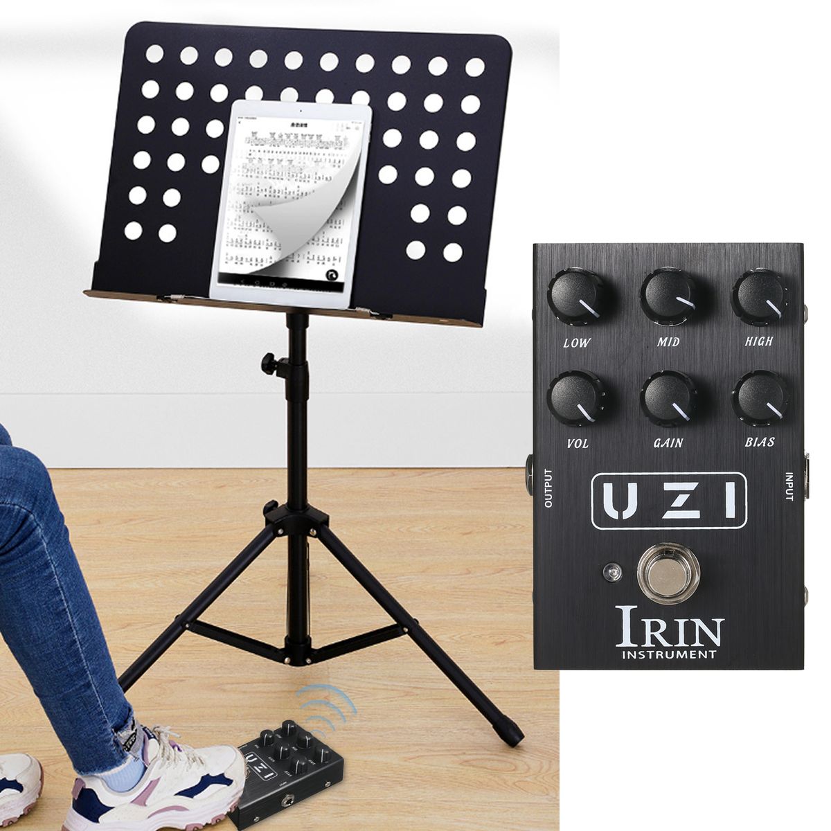 Guitar Effect Pedal Mini Guitar Heavy Rock Distortion