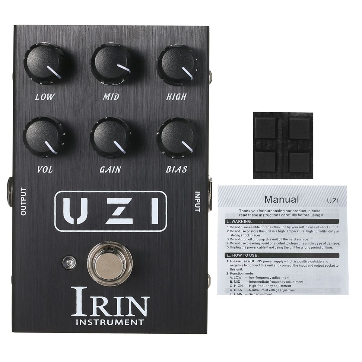 Guitar Effect Pedal Mini Guitar Heavy Rock Distortion