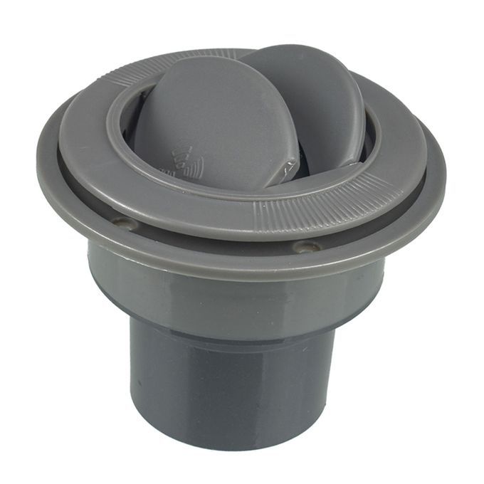 2.08 Inch Universal A / C Air Outlet For RV Bus Gray Repair Kit Hole