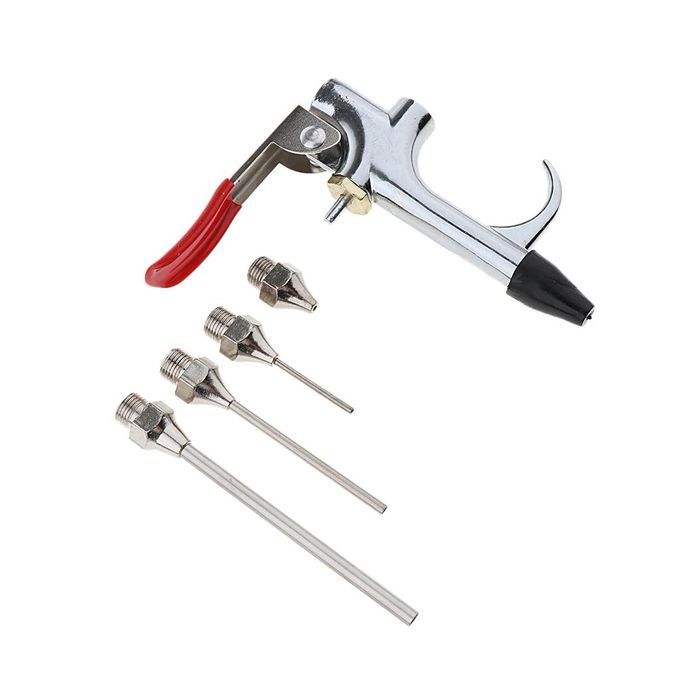 2x 5 PCS Air-Blow-gun Kit Inflation Nozzle Blower Tapered Tip