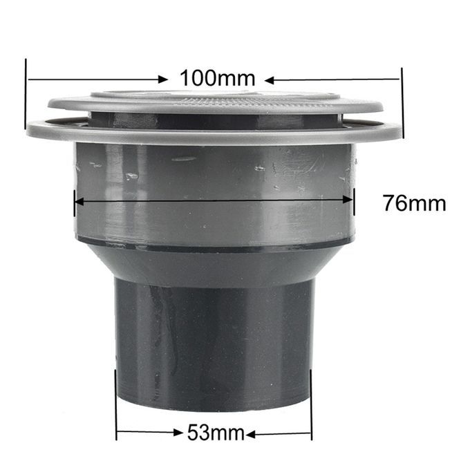 53mm Universal A/C Air Outlet Vent For Boat Yacht Air Conditioner Grey