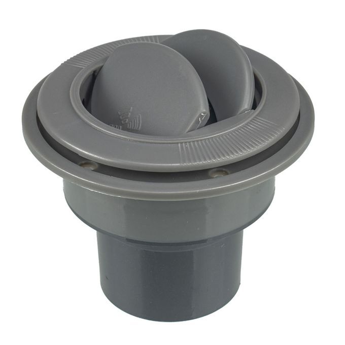 53mm Universal A/C Air Outlet Vent For Boat Yacht Air Conditioner Grey