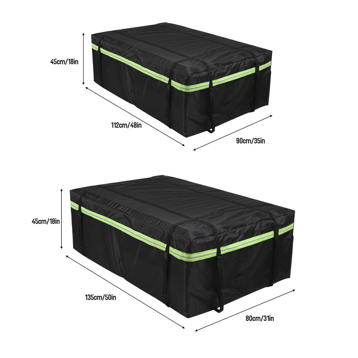 Waterproof Cargo Bag Car Roof Cargo Carrier With Night