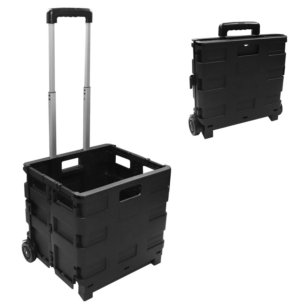 Foldable Shopping Cart With Handle 30L Large Capacity