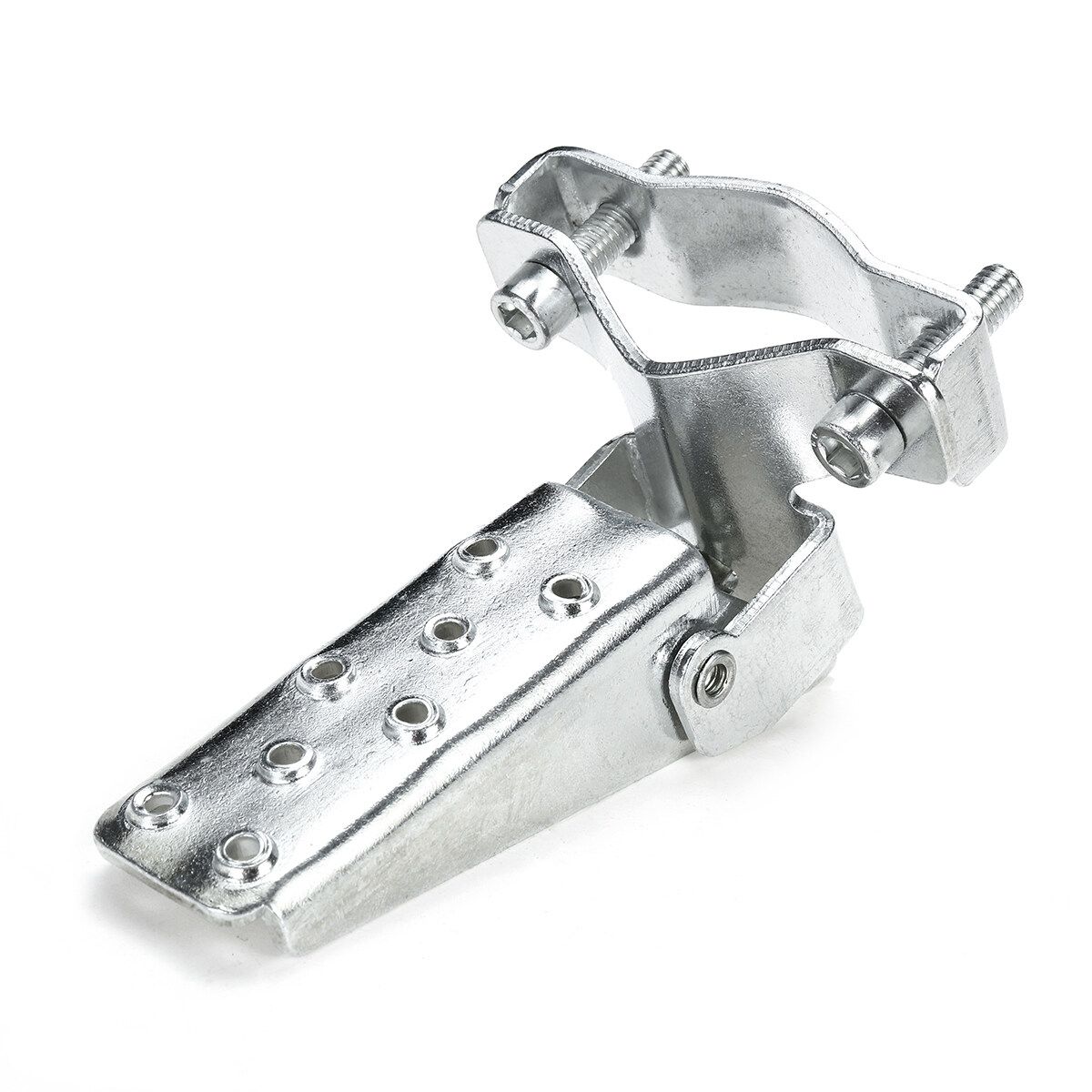 1Pair Black Steel Motorcycle Bike Parts Frame Foot Pegs Pedals Folding Custom 25mm-30mm