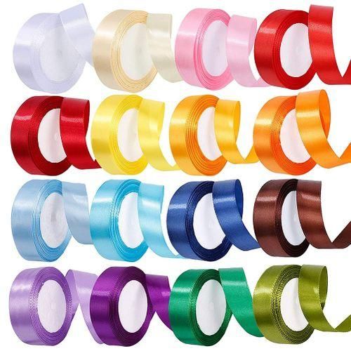 Satin Ribbon Single Face Solid Color Fabric Satin