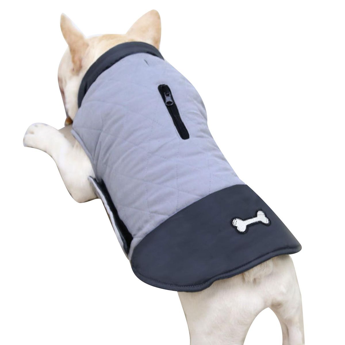 Winter Warm Waterproof Double-Sided Jacket Coat-Grey