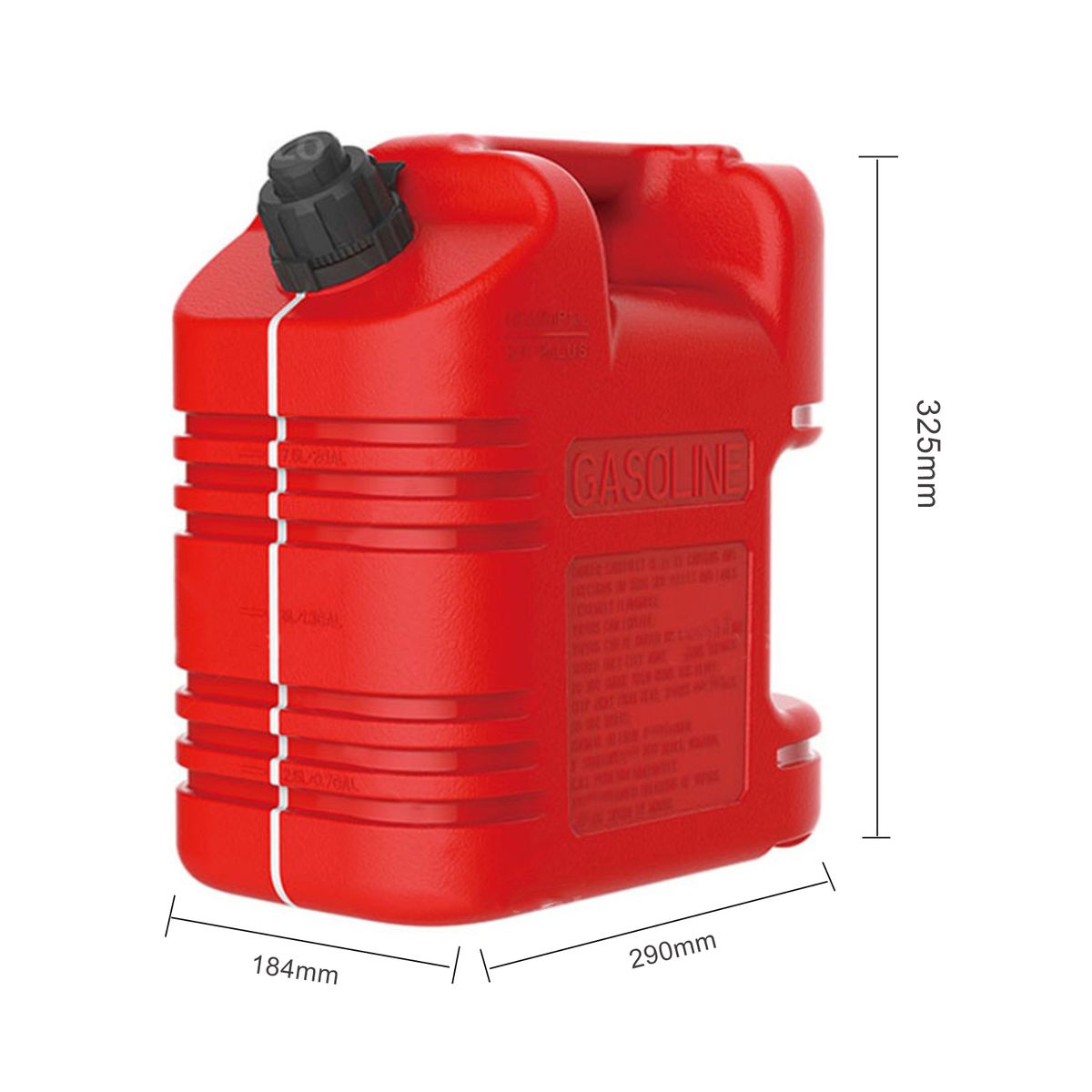 10L Spill-proof Gasoline Can Portable Automatic Shut-off