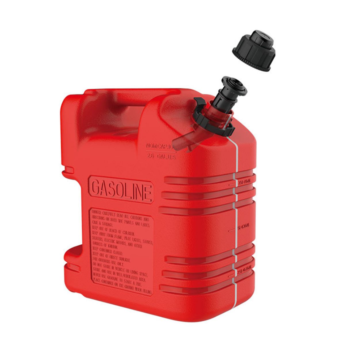 10L Spill-proof Gasoline Can Portable Automatic Shut-off