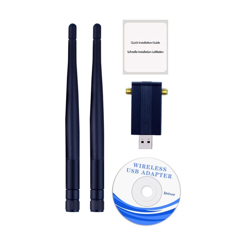 Wireless USB WiFi Adapter AC 1200Mbps Dual-band Antenna