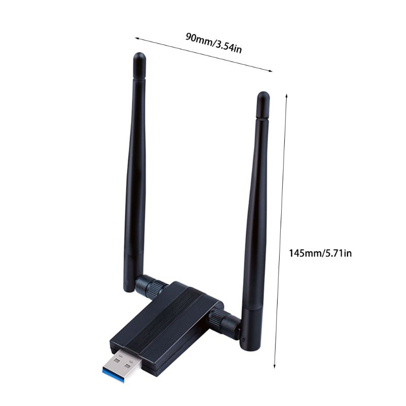 Wireless USB WiFi Adapter AC 1200Mbps Dual-band Antenna