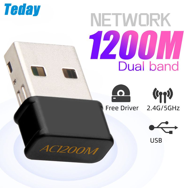 USB 3.0 Wifi Adapter 2.4G 5G 1200Mbps Wifi USB Ethernet