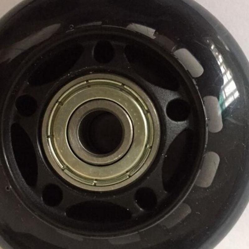 4Pcs Rubber Wheels Anti-Skid Mute Wear-Resistant Roller