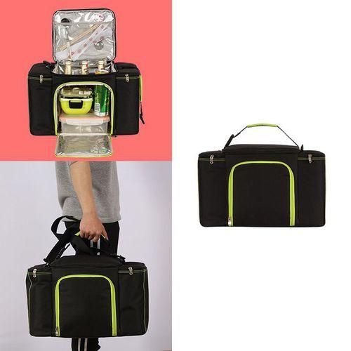 DENUONISS Outdoor Picnic Bag Ice Pack Insulation Bag Cooler