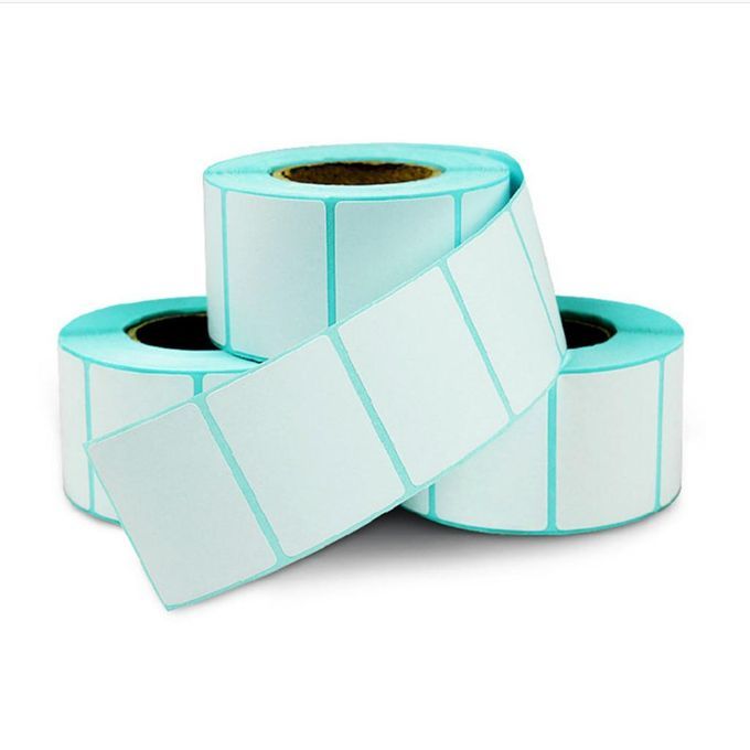 500 Pieces 70x50mm Blank White Thermal Labels Self Adhensive Sticker
