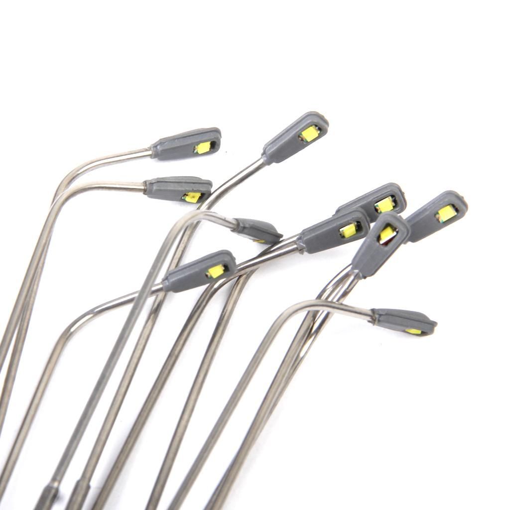 50pcs Model HO Railway Train 3V LED Lamppost Street Lights W Single
